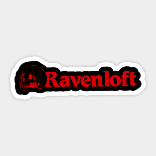 Ravenloft (Red) Sticker